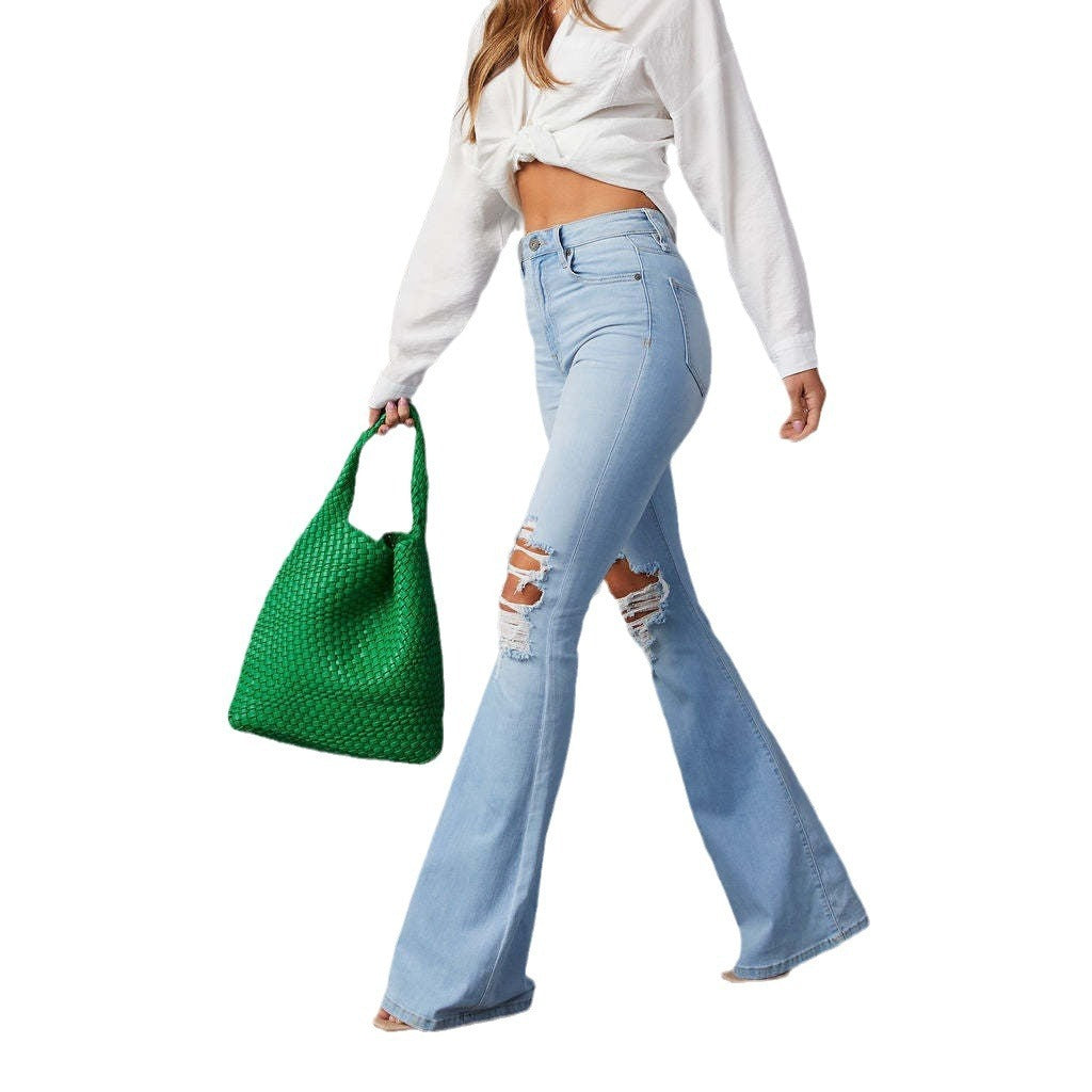 Fashion Temperament Wide-leg Jeans