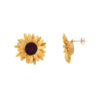 Sunflower Ear Hook Jewelry