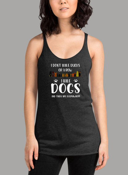 Have Ducks Or A Row Women's Tank Top