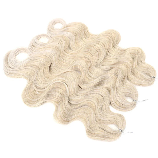 3PCS Synthetic Ponytail Fake Blonde Hair Extensions