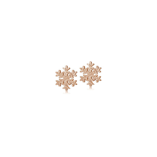 Snowflake CZ Studs