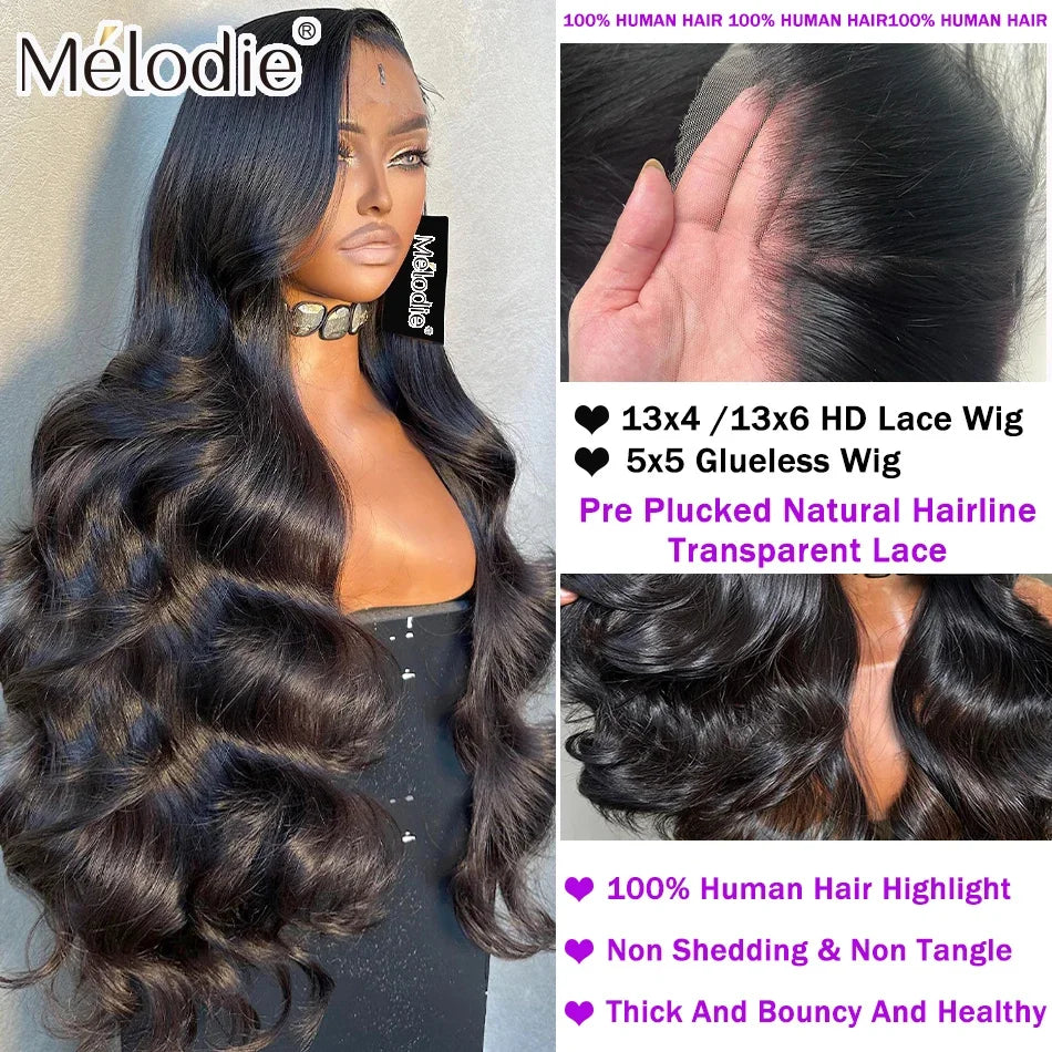 40 Inch Body Wave Frontal Wig