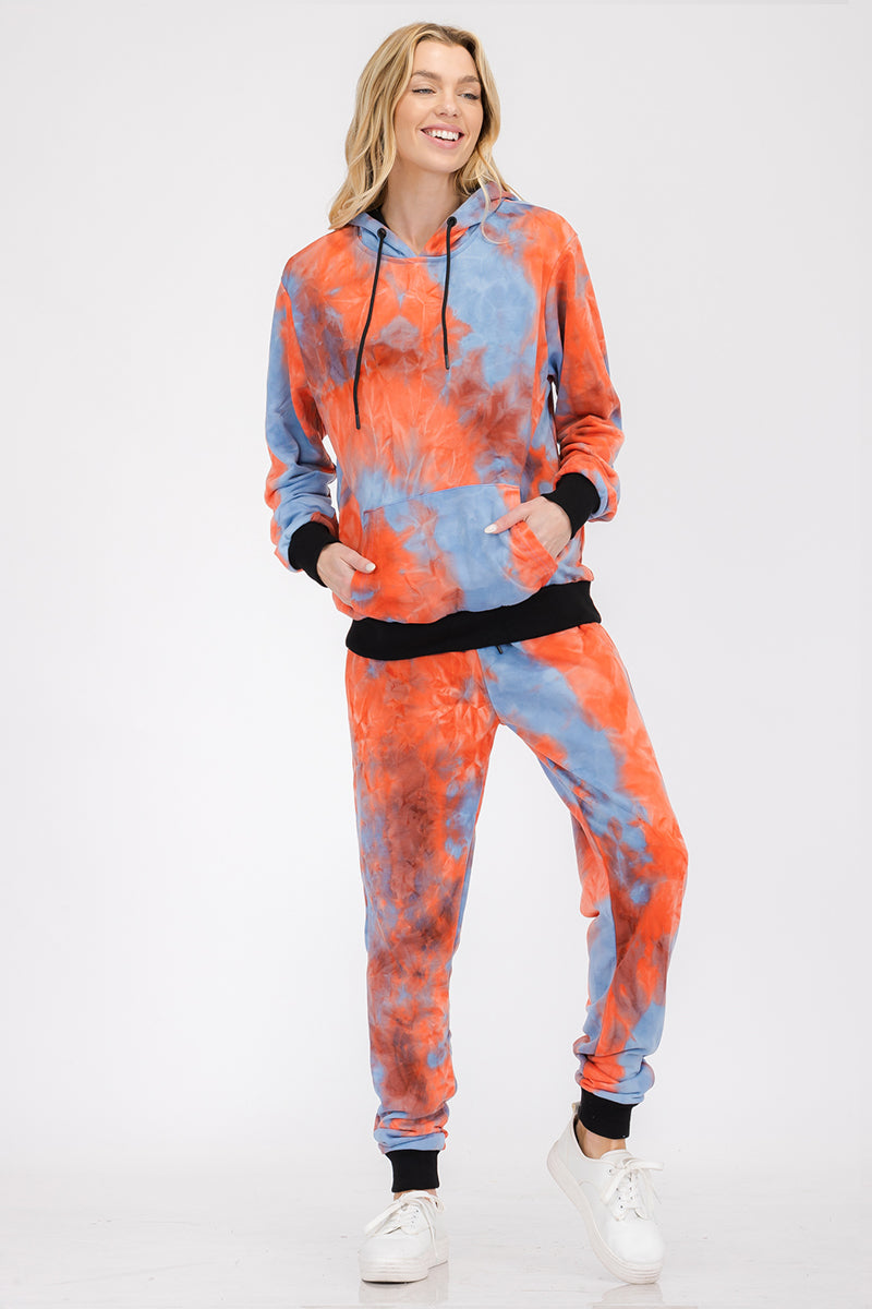 Womens Cotton Tye Dye Lounge Wear