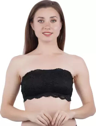 Women Tube Lightly Padded Bra (Black)